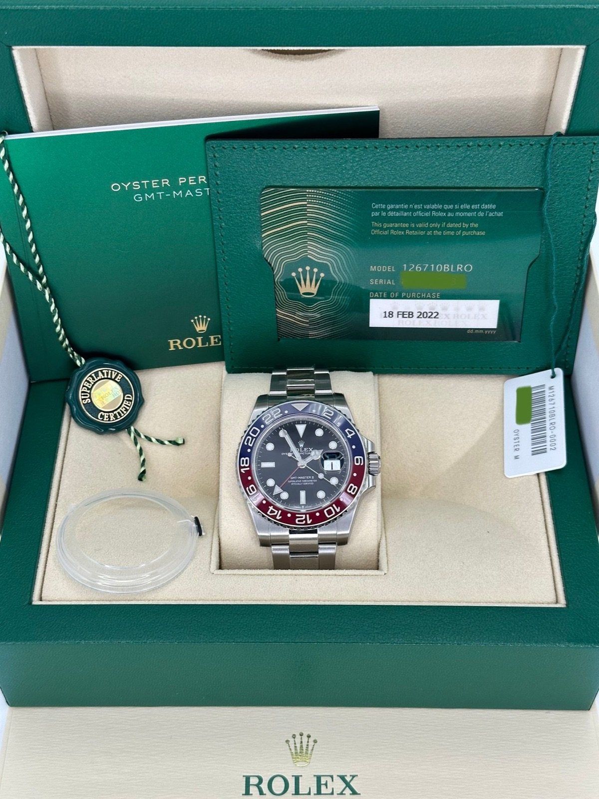 2022 Rolex GMT-Master II “Pepsi” 40mm 126710BLRO Oyster - Image 11