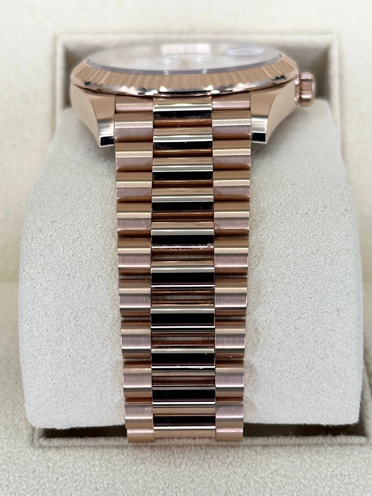 2024 Rolex Day-Date 228235 Presidential Rose Gold White Dial (Unworn) - Image 3