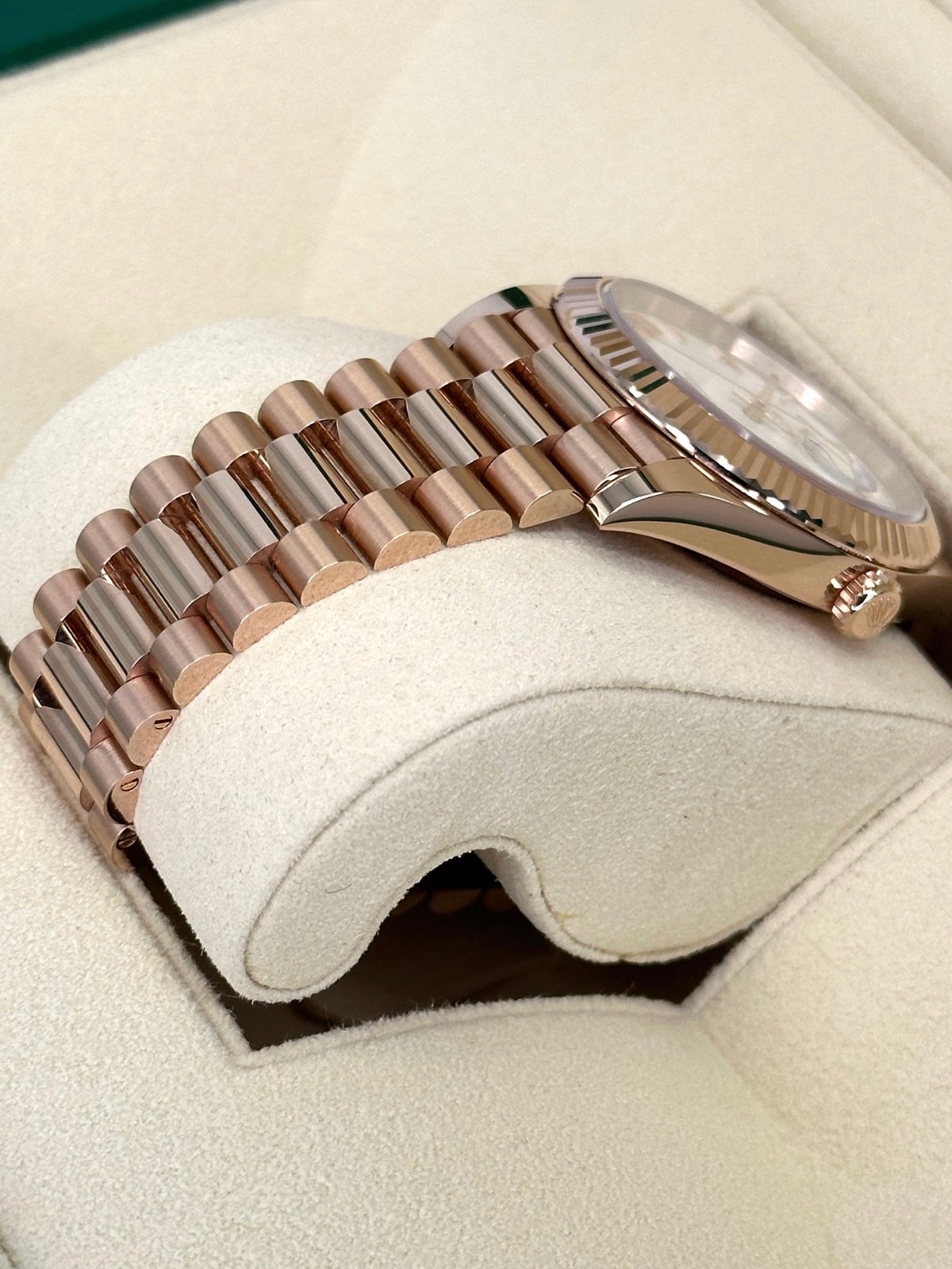 2024 Rolex Day-Date 228235 Presidential Rose Gold White Dial (Unworn) - Image 5