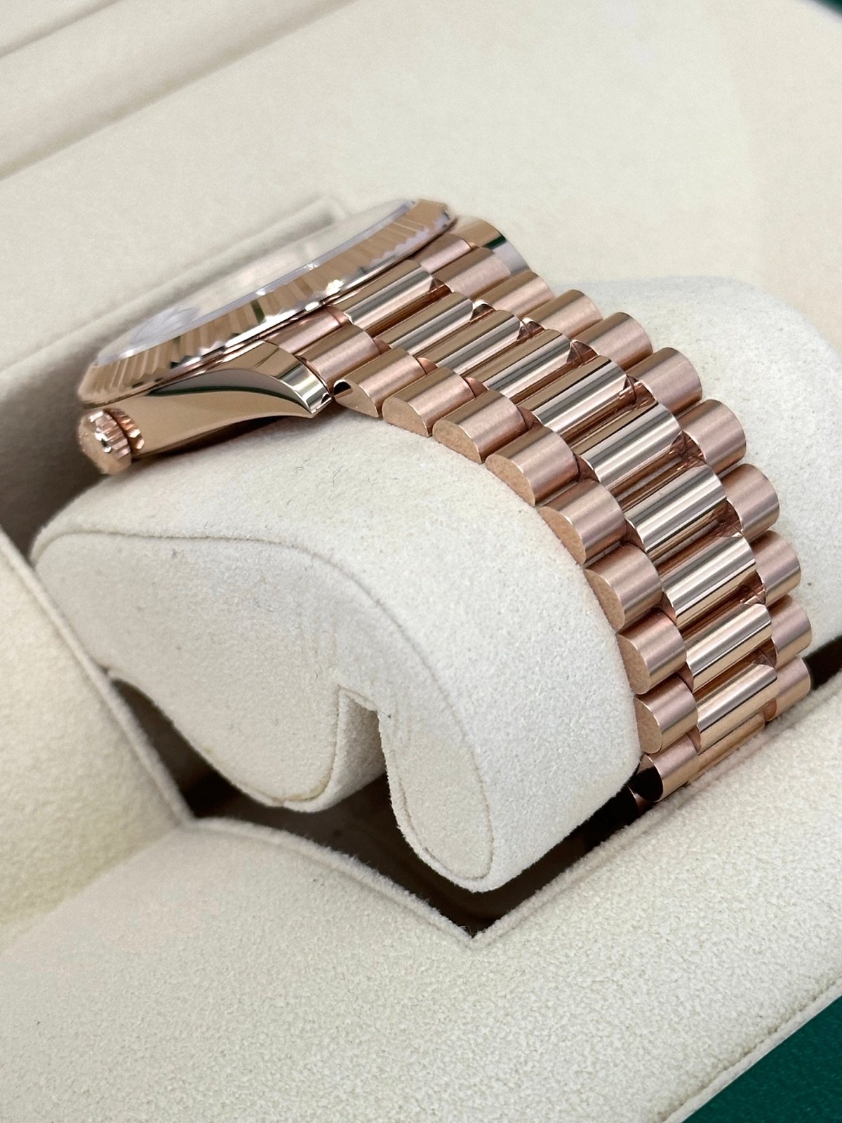 2024 Rolex Day-Date 228235 Presidential Rose Gold White Dial (Unworn) - Image 8