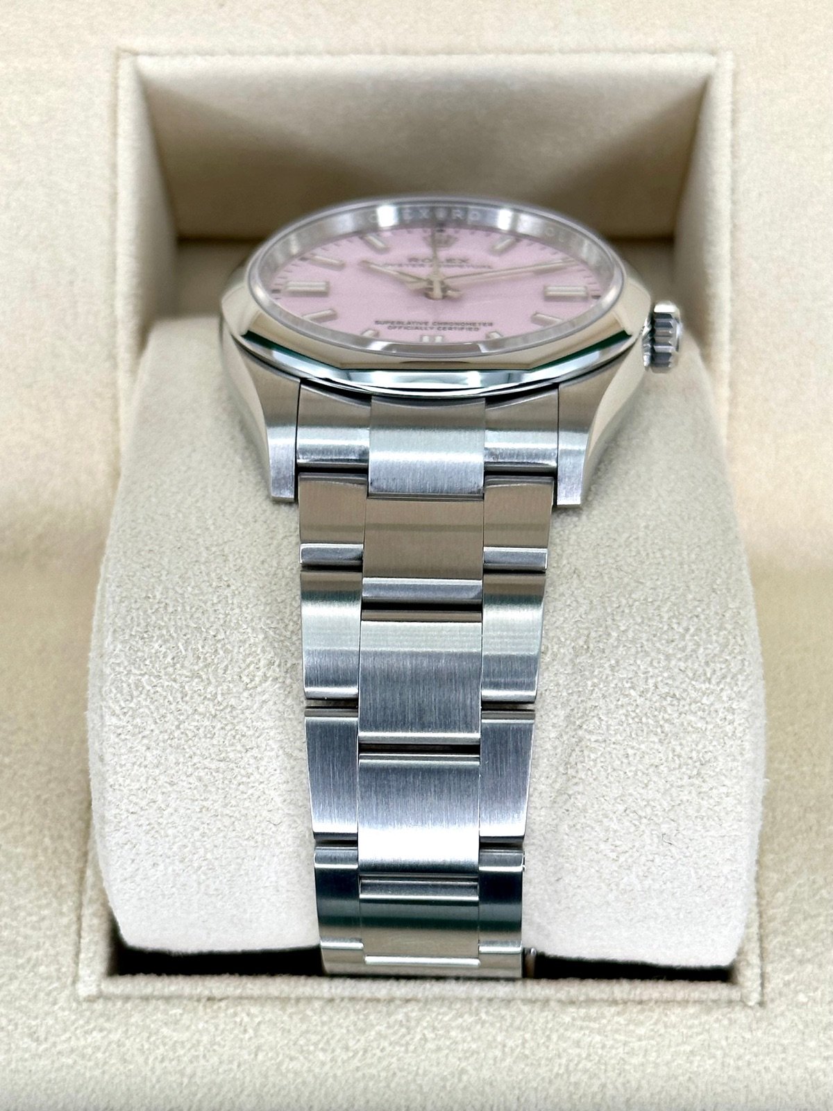 2024 Rolex Oyster Perpetual 36mm 126000 Candy Pink Dial (Unworn) - Image 3