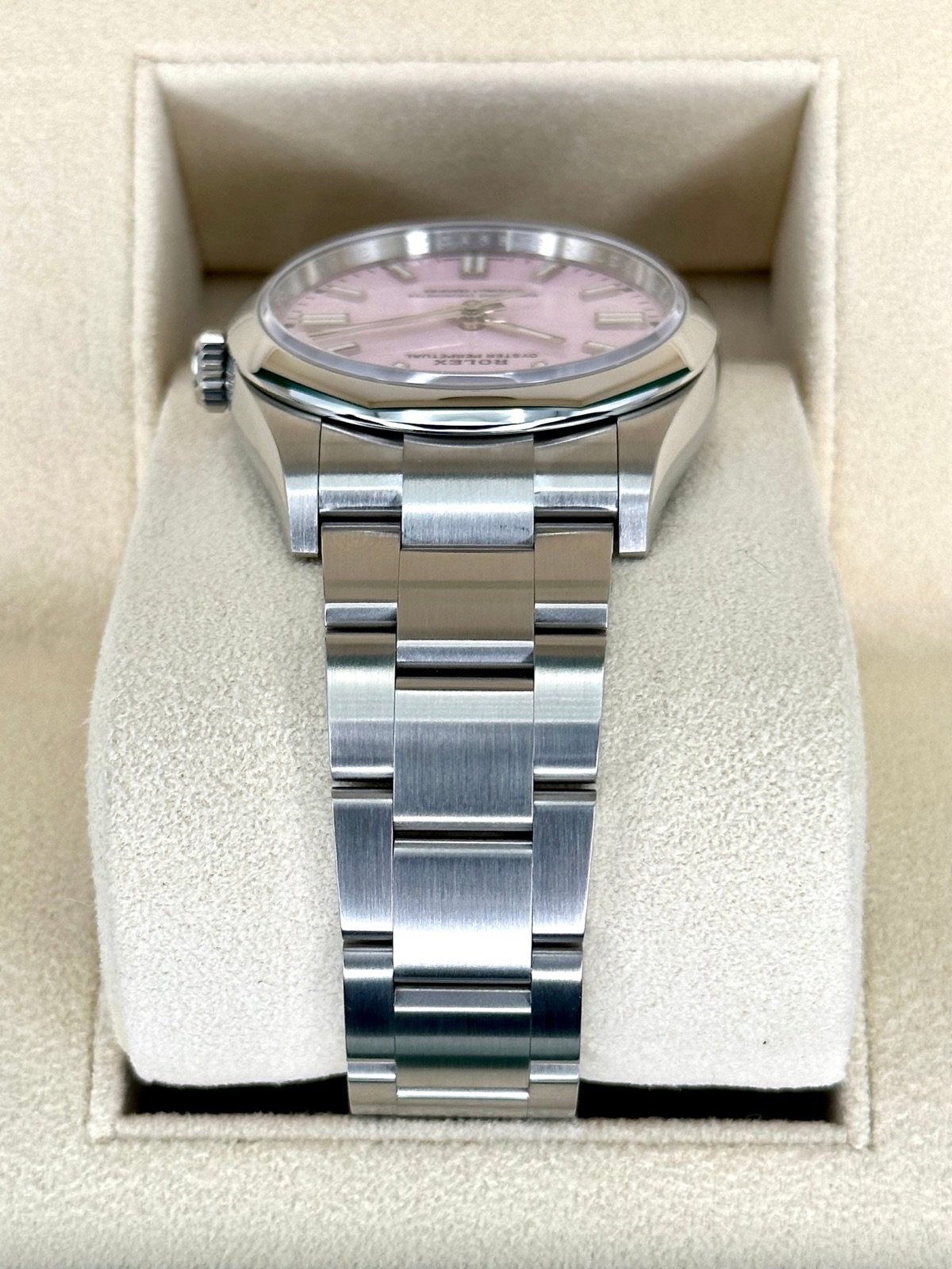 2024 Rolex Oyster Perpetual 36mm 126000 Candy Pink Dial (Unworn) - Image 4