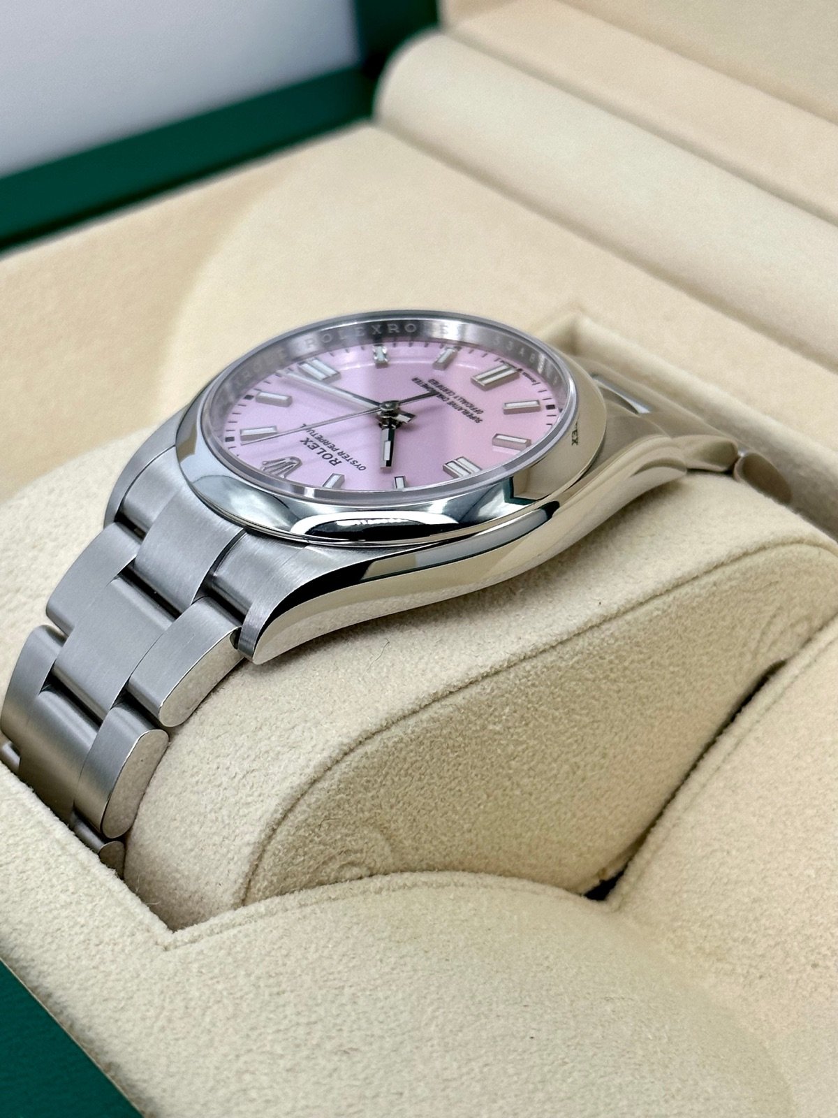 2024 Rolex Oyster Perpetual 36mm 126000 Candy Pink Dial (Unworn) - Image 7