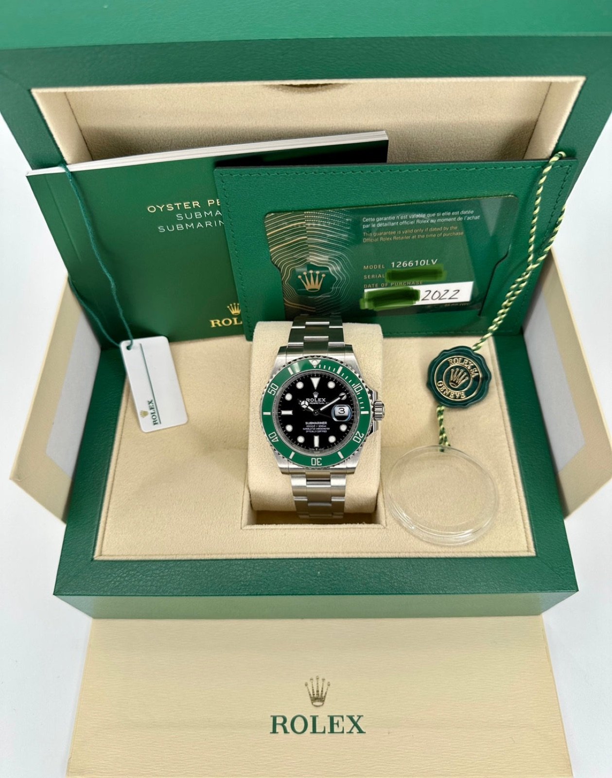 2022 Rolex Submariner “Starbucks” 41mm 126610LV Black Dial - Image 11