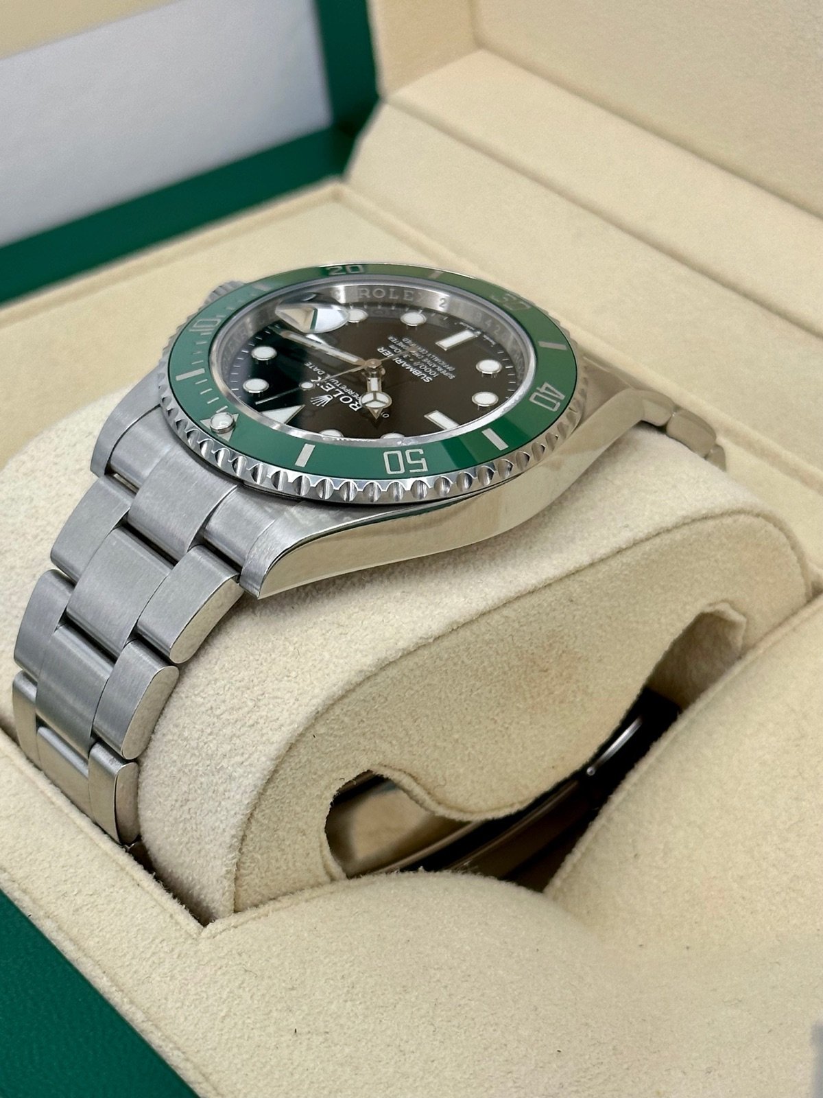 2022 Rolex Submariner “Starbucks” 41mm 126610LV Black Dial - Image 8