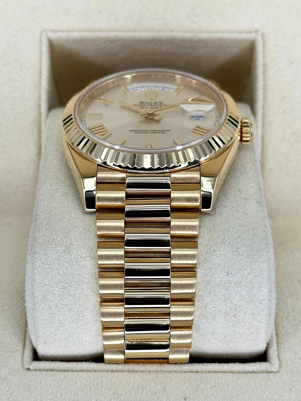 2017 Rolex Day-Date 40mm 228238 Presidential Sundust Dial - Image 3