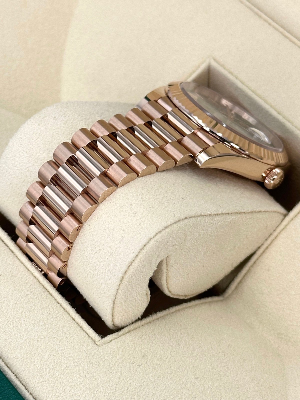 2024 Rolex Day-Date 40mm 228235 Presidential Rose Gold Olive Dial (Unworn) - Image 5