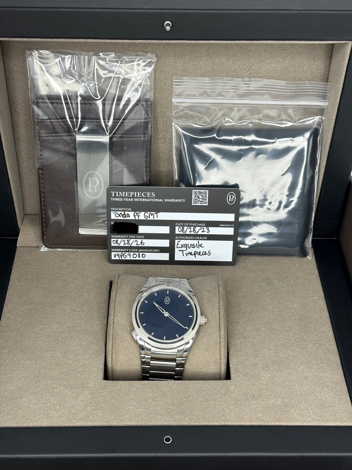 2023 Parmigiani Fleurier 40mm PFC905 TondaPF GMT Rattrapante Blue Dial - Image 12