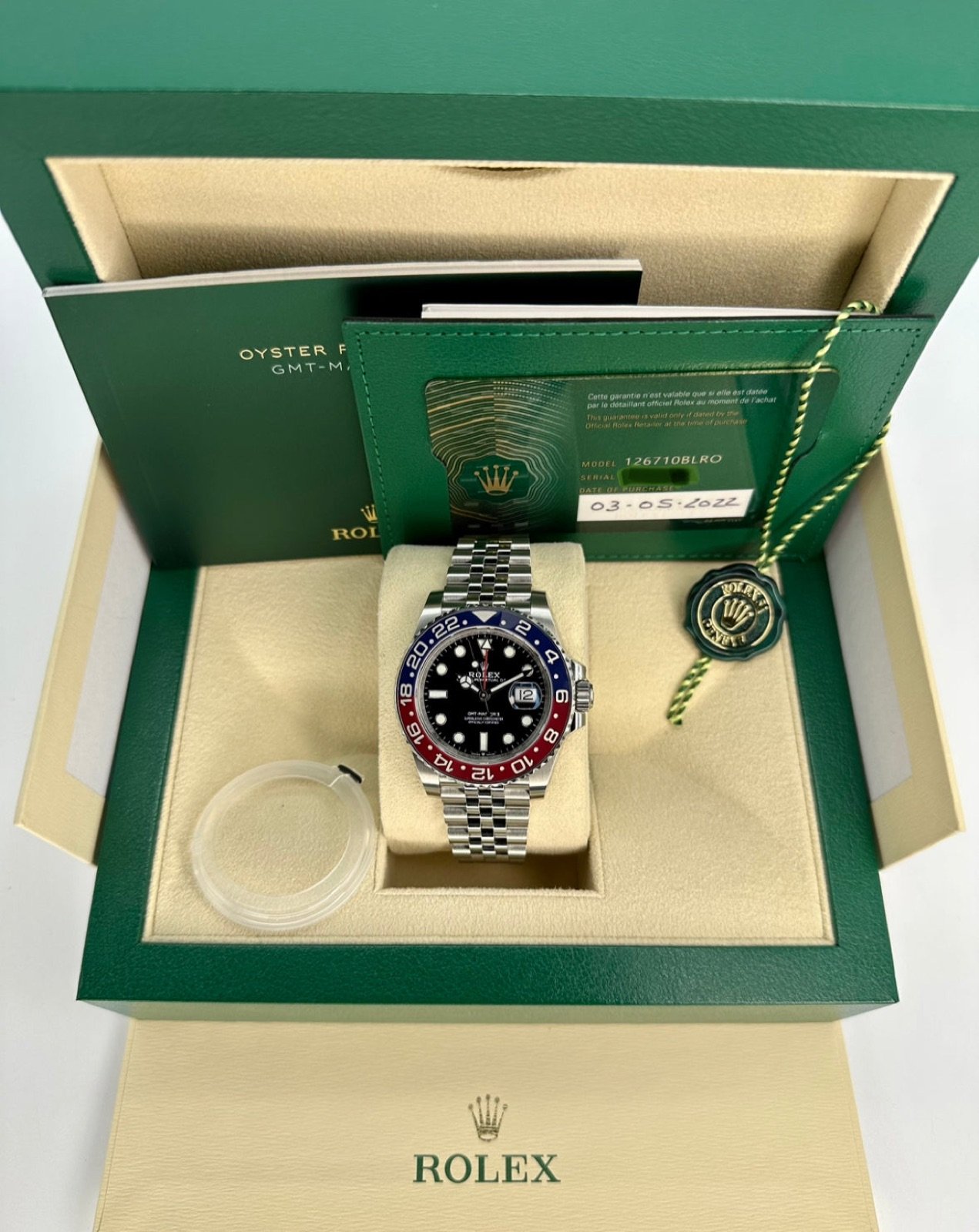 2022 Rolex GMT-Master II “Pepsi” 40mm 126710BLRO Jubilee - Image 11