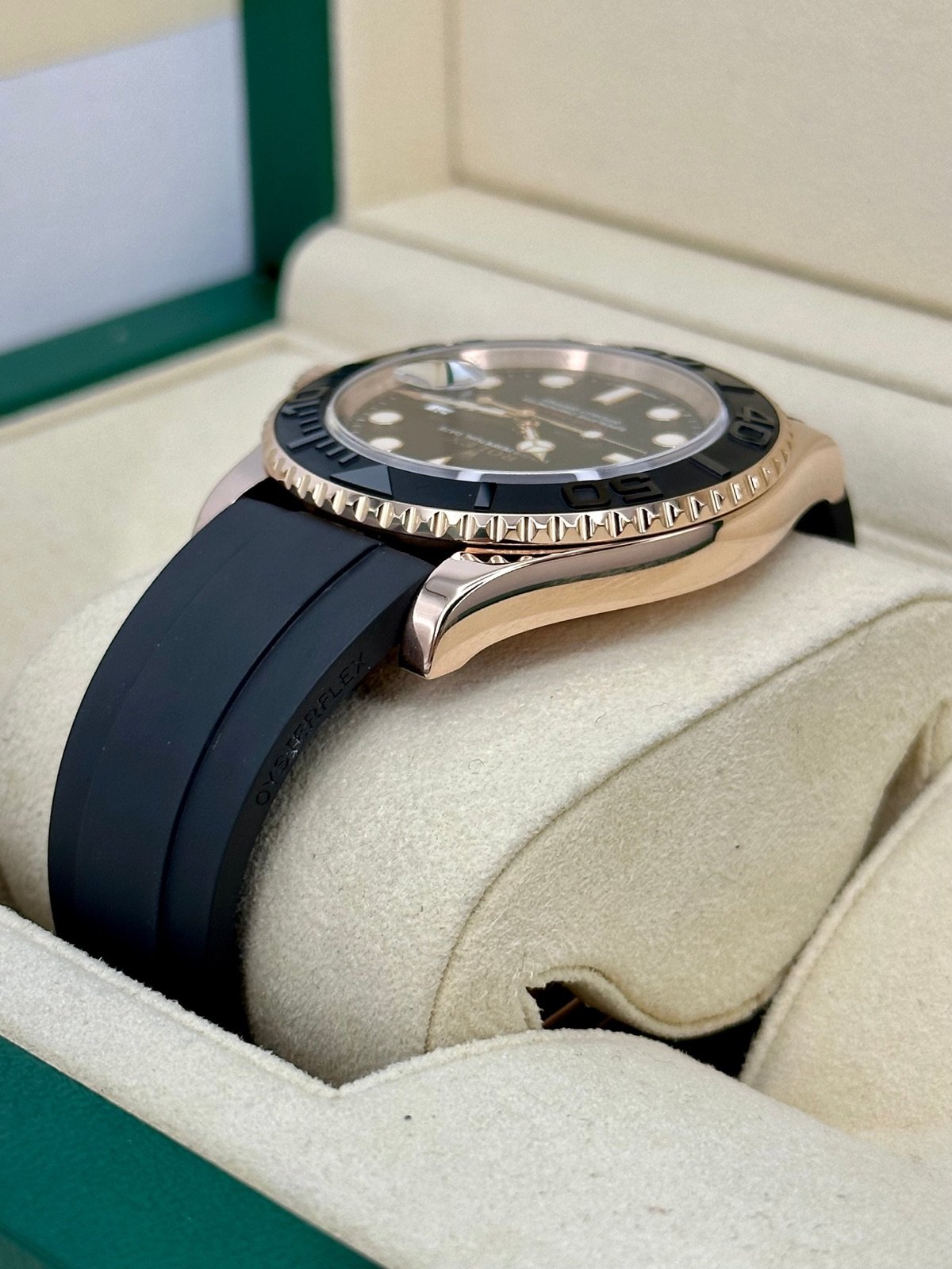 2018 Rolex Yacht-Master 40mm 116655 Oysterflex Black Dial - Image 7