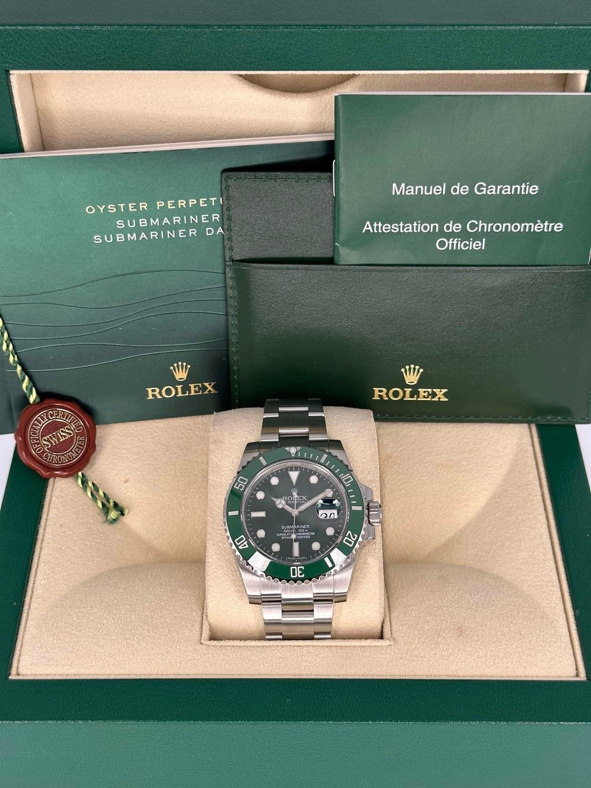 Rolex Submariner “Hulk” 116610LV 40mm Green Dial - Image 11