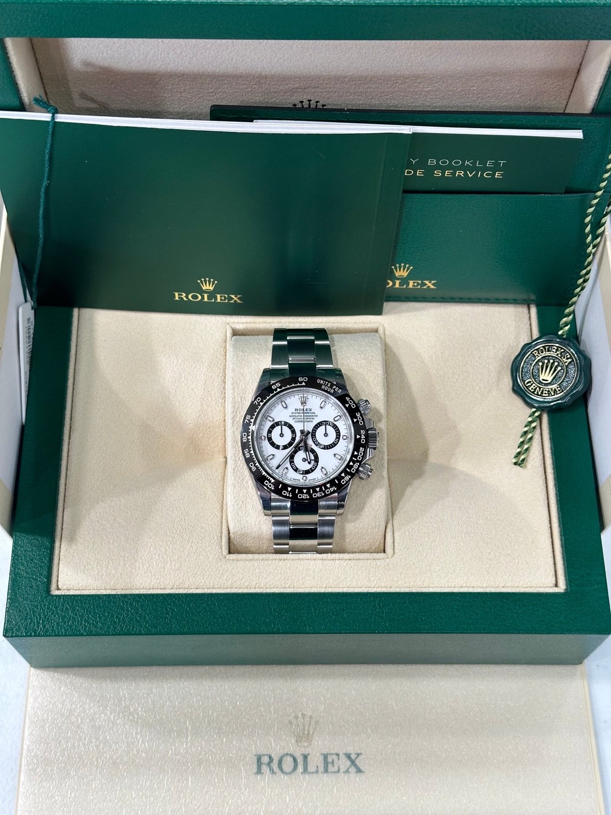 2023 Rolex Daytona 40mm 116500LN Stainless Steel Panda Dial - Image 5