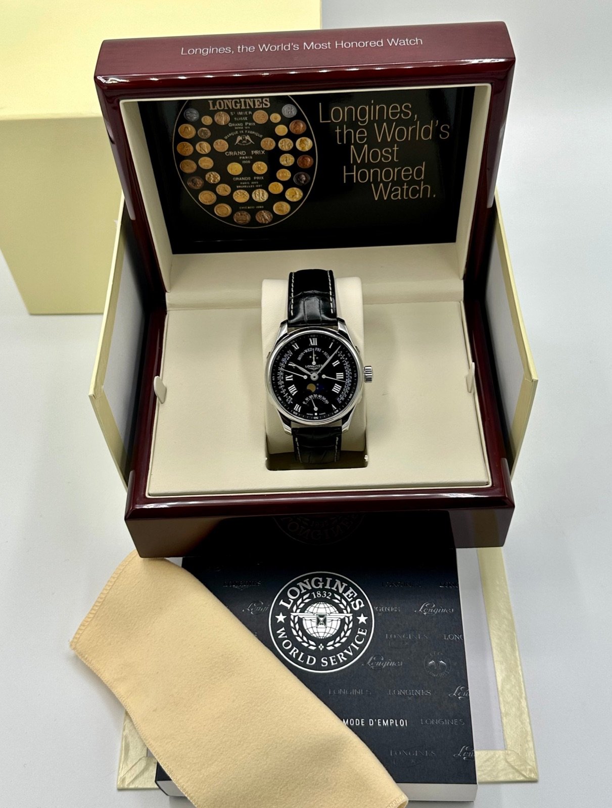 2017 Longines L2.739.4.51.6 Master Moonphase GMT - Image 11
