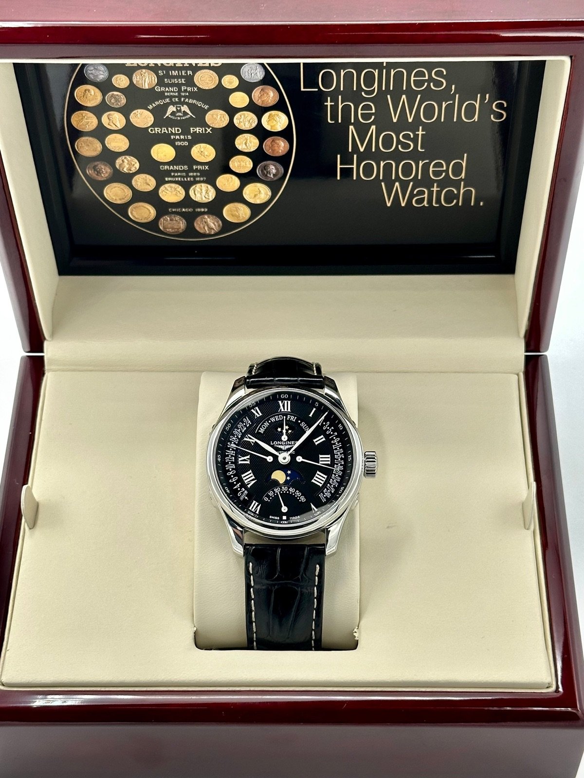 2017 Longines L2.739.4.51.6 Master Moonphase GMT - Image 12