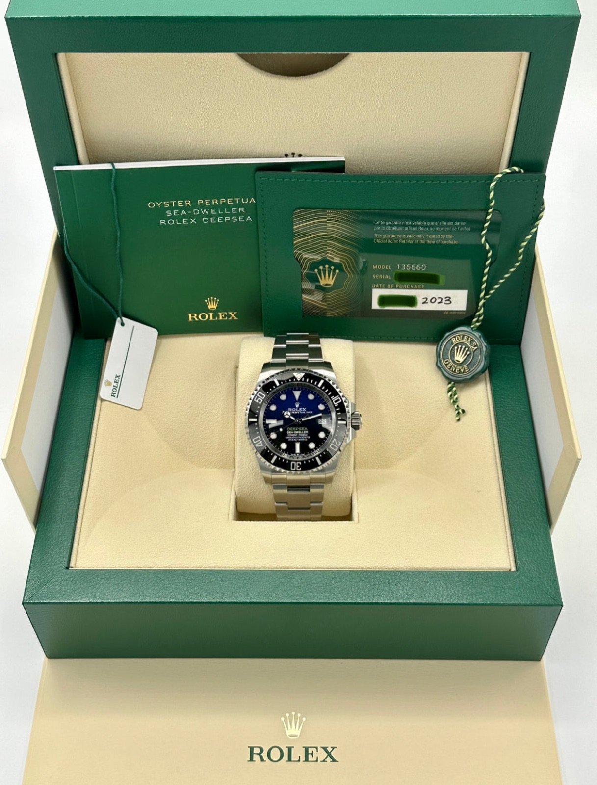 2023 Rolex Deepsea James Cameron 44mm 136660 Blue Dial (Unworn) - Image 11