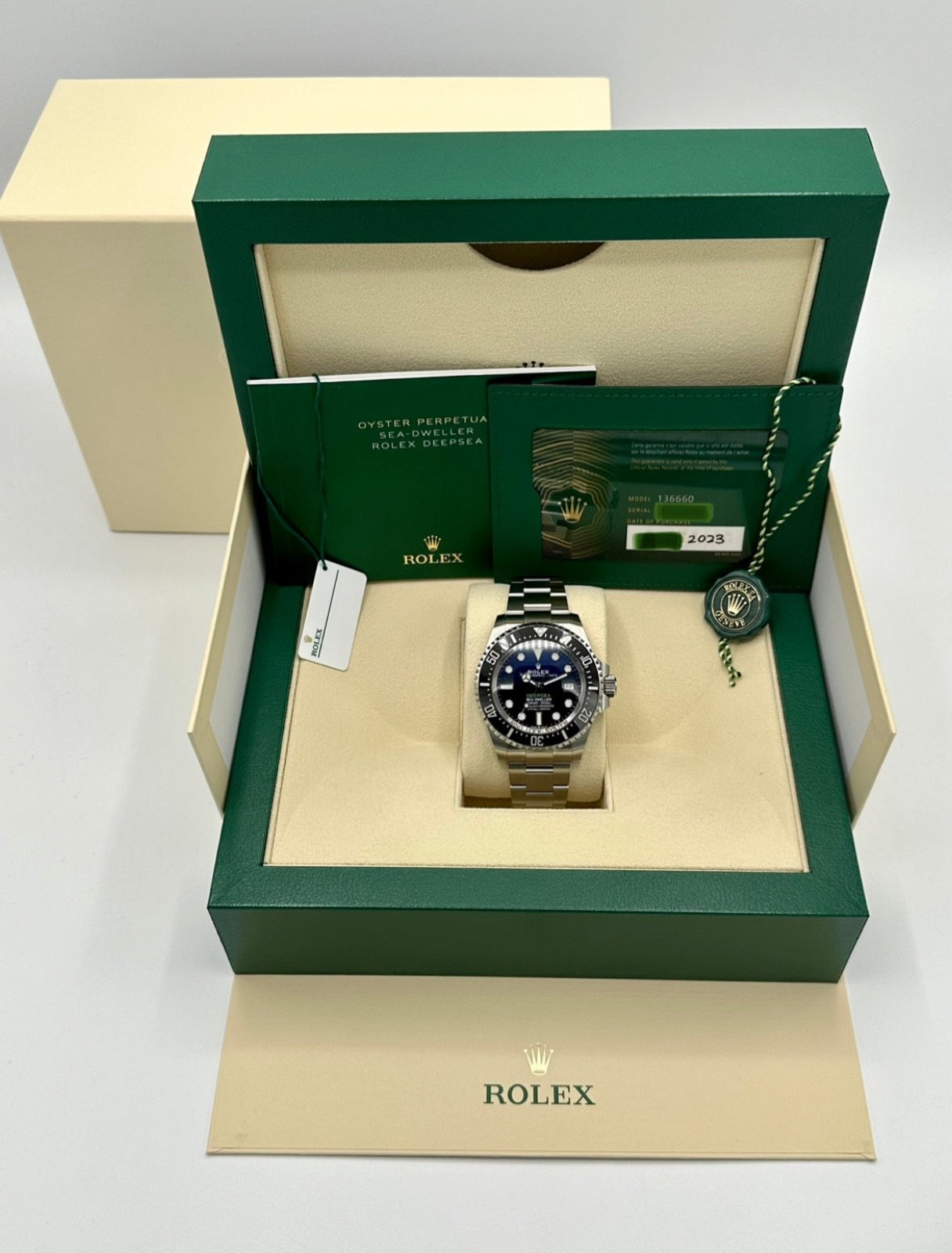 2023 Rolex Deepsea James Cameron 44mm 136660 Blue Dial (Unworn) - Image 12