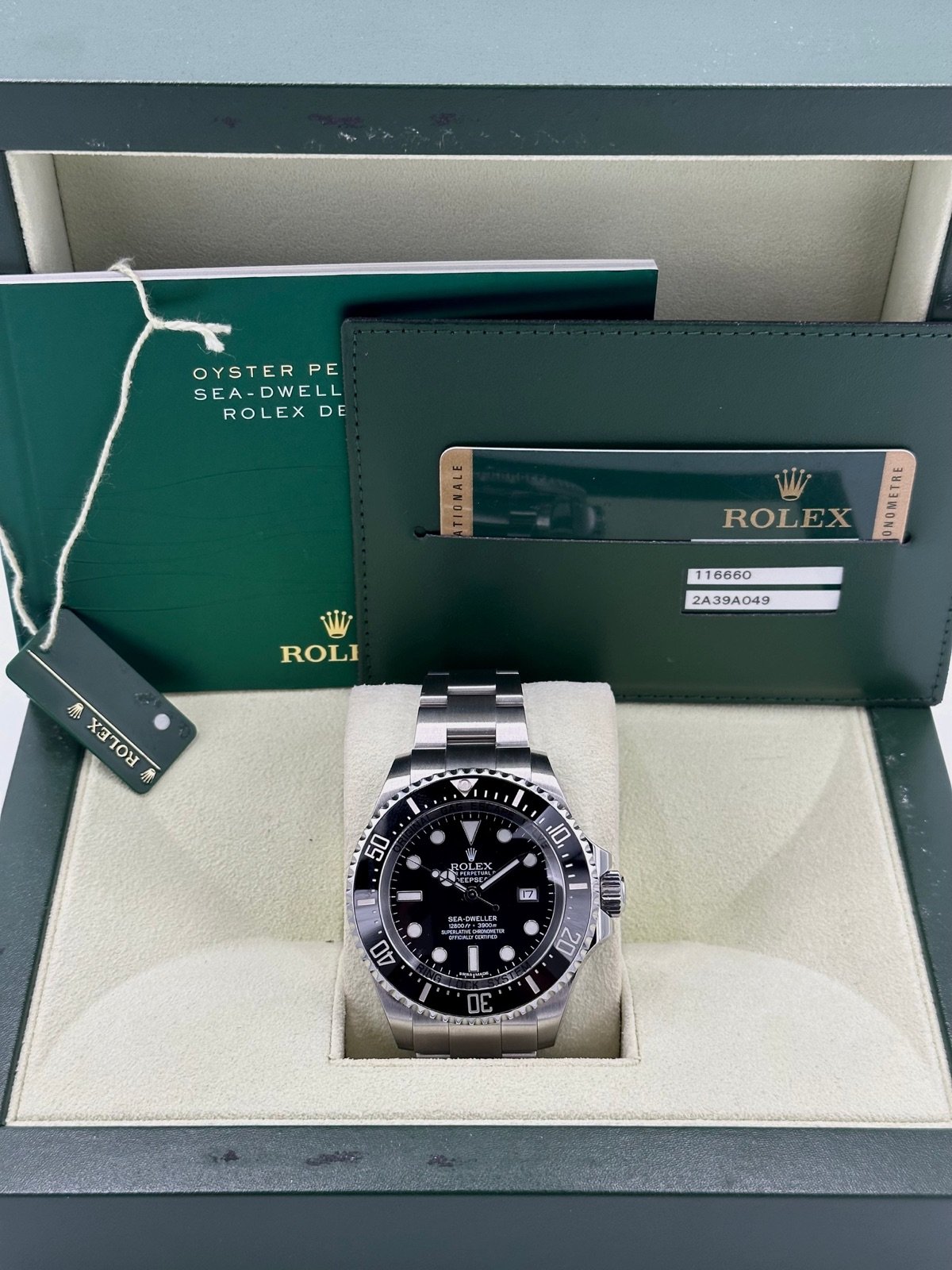 2014 Rolex Deepsea 44mm 116660 Stainless Steel Black Dial - Image 11