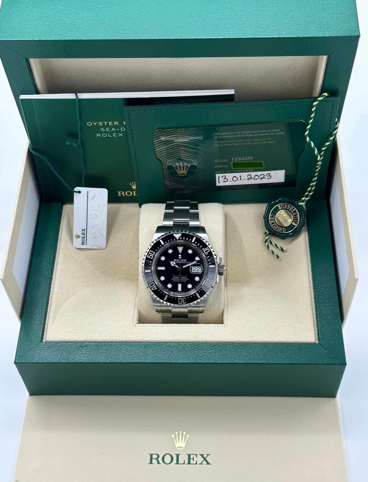 2023 Rolex Sea-Dweller 43mm 126600 Black Dial - Image 12
