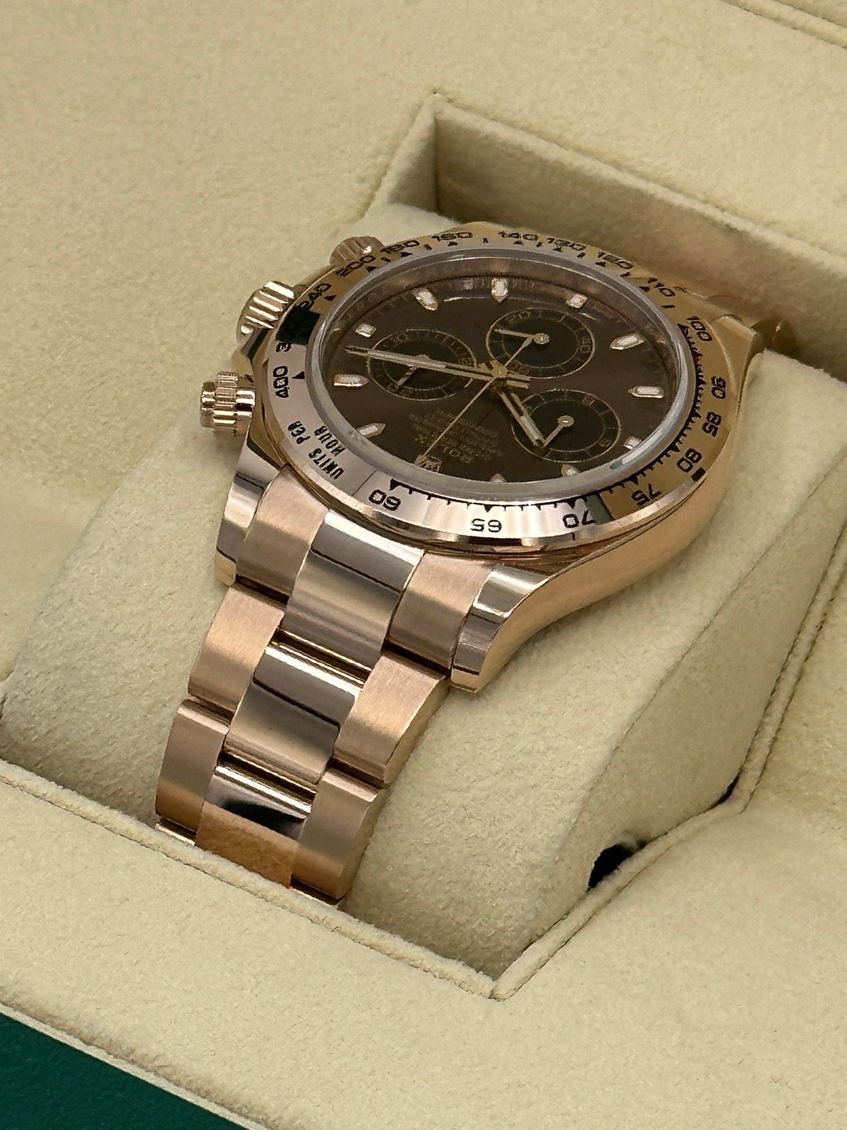 2023 Rolex Daytona 40mm 116505 Rose Gold Chocolate Dial (Unworn) - Image 5