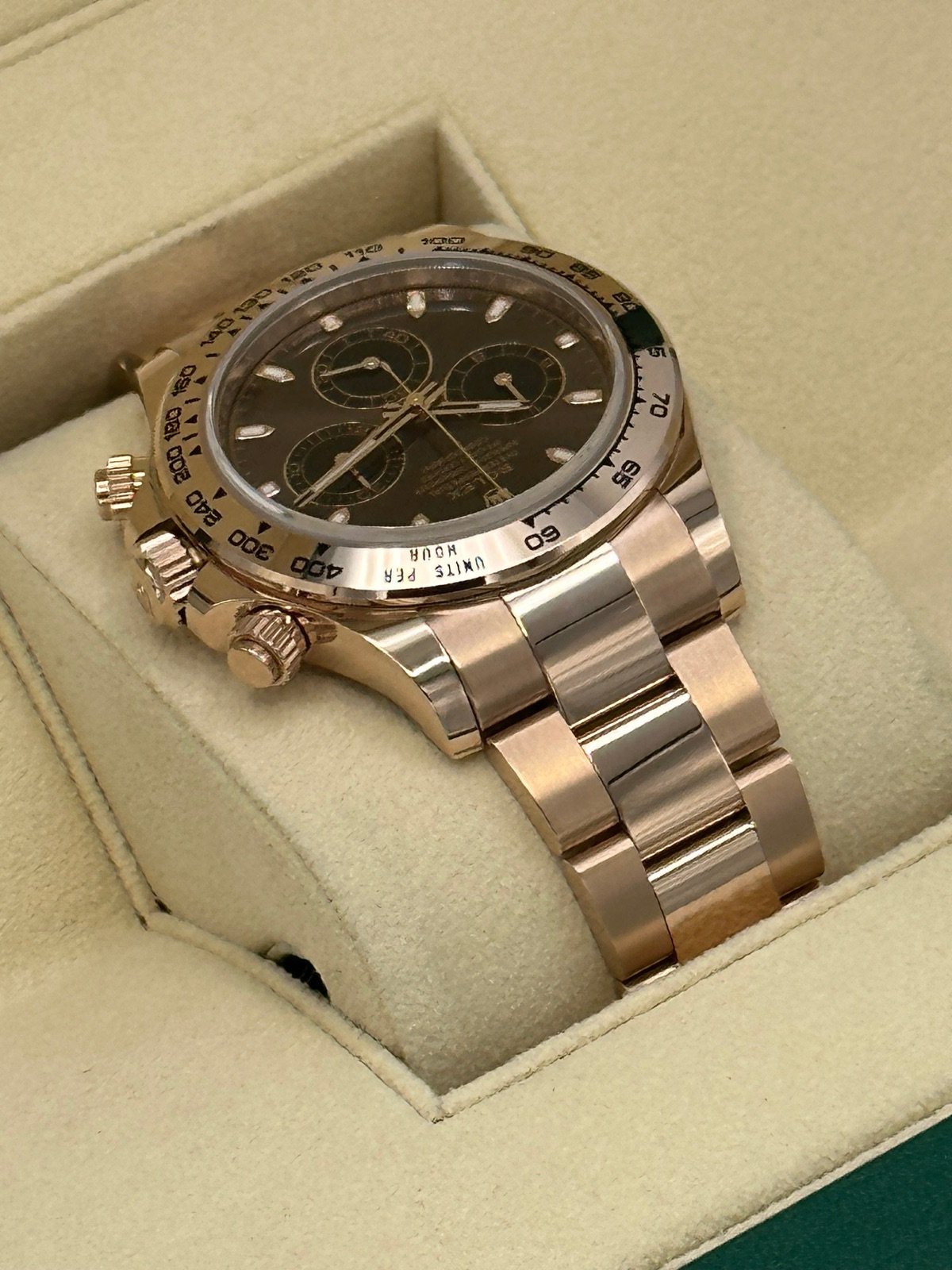 2023 Rolex Daytona 40mm 116505 Rose Gold Chocolate Dial (Unworn) - Image 6