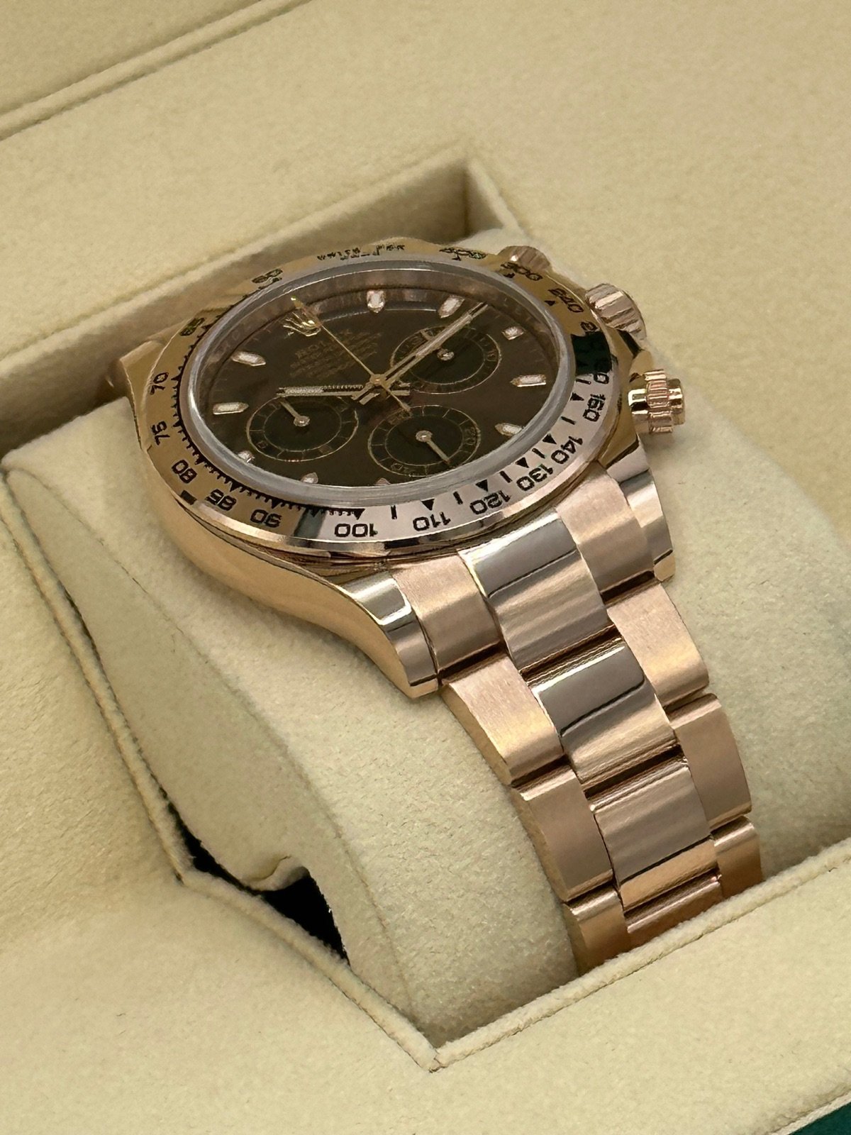 2023 Rolex Daytona 40mm 116505 Rose Gold Chocolate Dial (Unworn) - Image 8