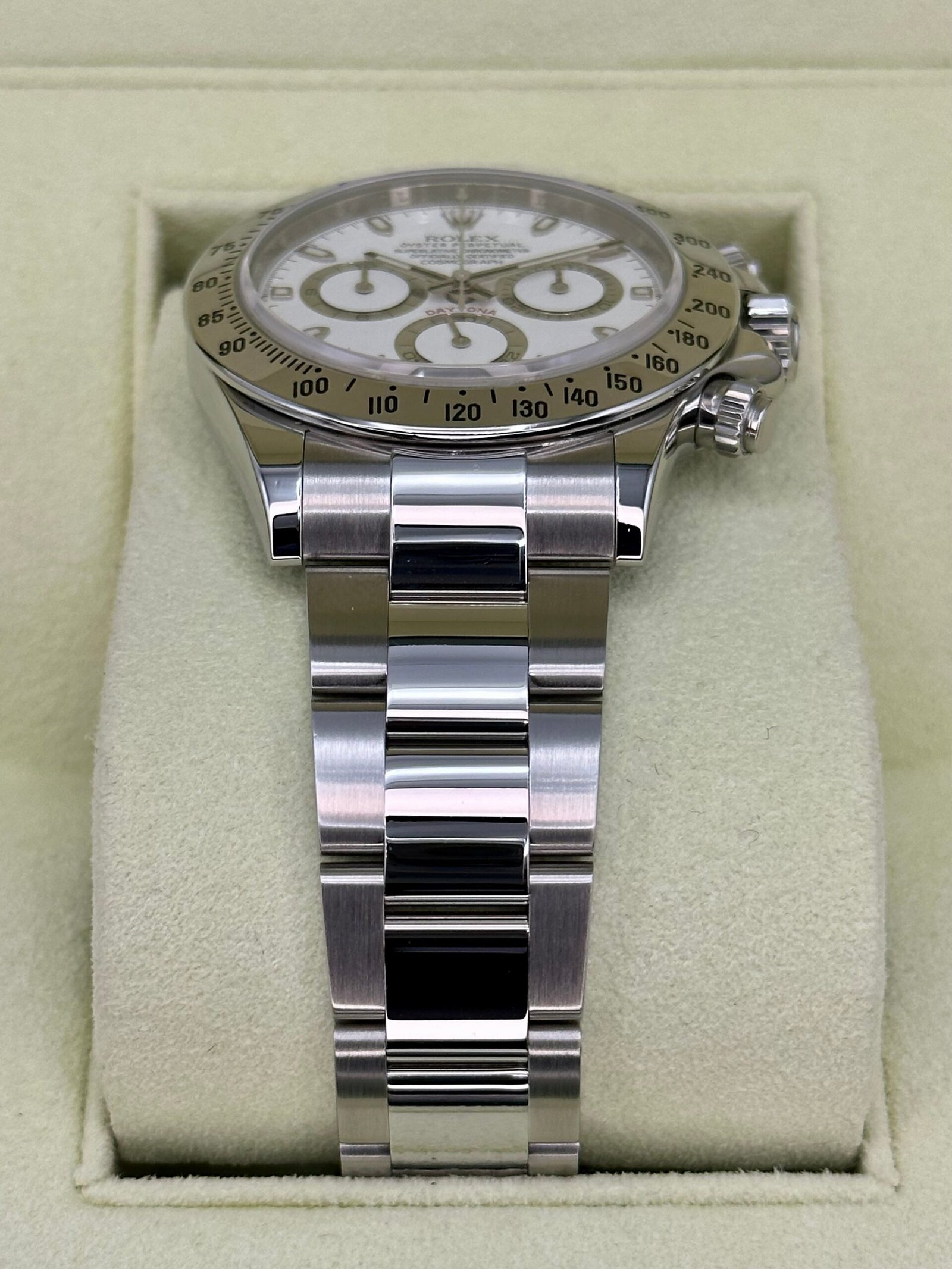 2014 Rolex Daytona 40mm 116520 Stainless Steel White APH Dial - Image 3