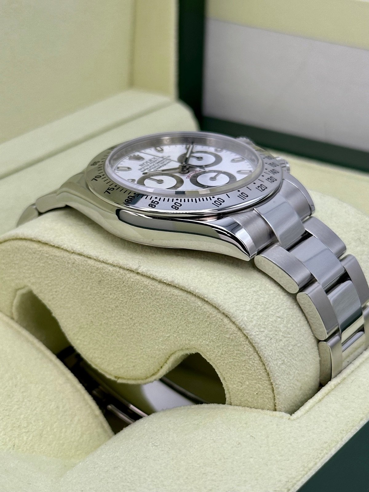 2014 Rolex Daytona 40mm 116520 Stainless Steel White APH Dial - Image 6