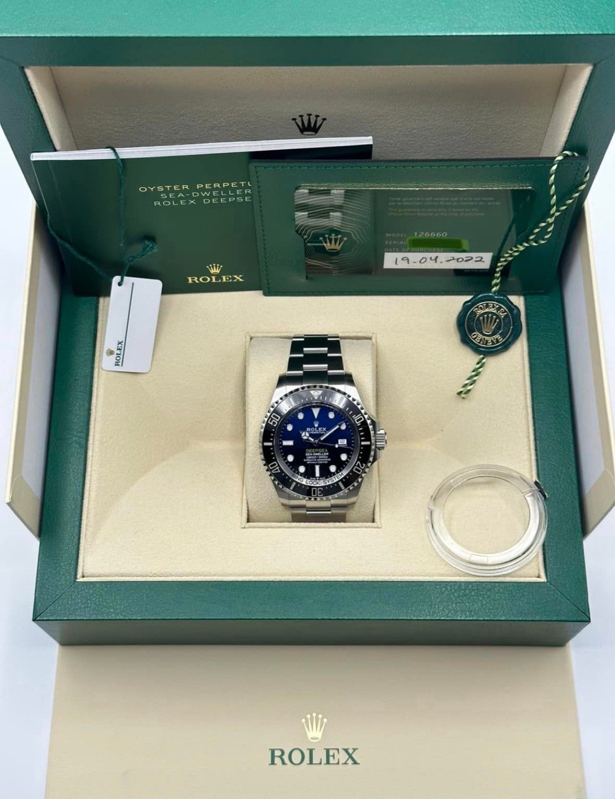 2022 Rolex Deepsea “James Cameron” 44mm 126660 Blue Dial - Image 11