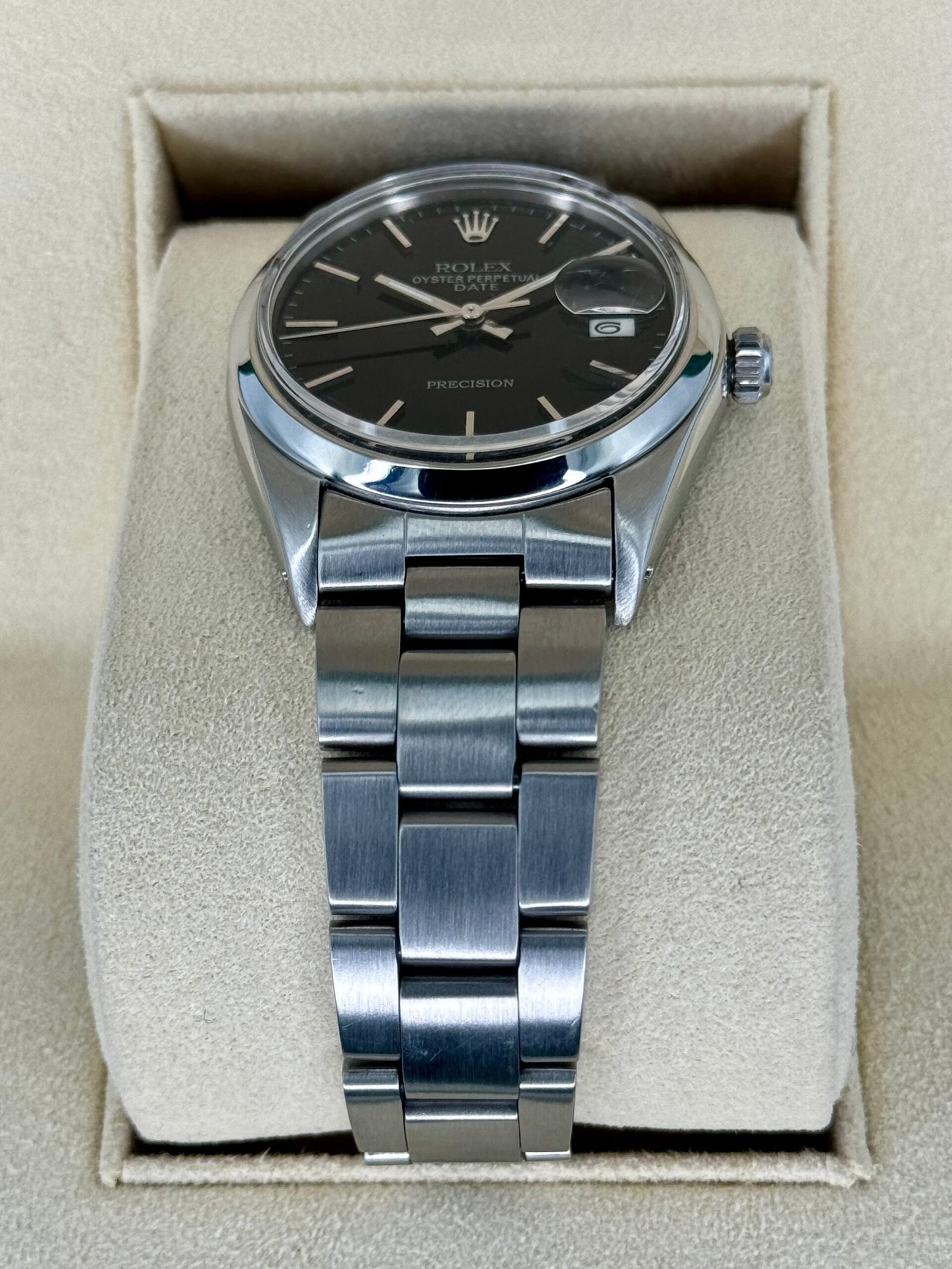 Rolex Oyster Date 34mm 6694 Black Dial - Image 3