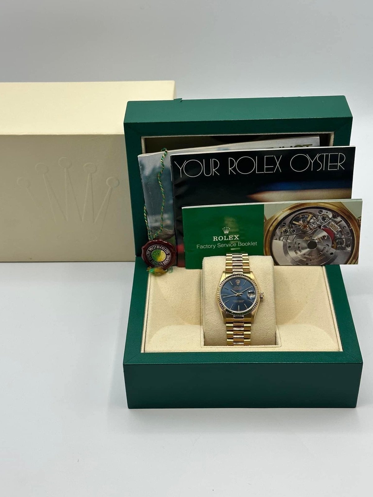 Rolex Datejust Presidential 31mm 68278 Blue Stick Dial - Image 12