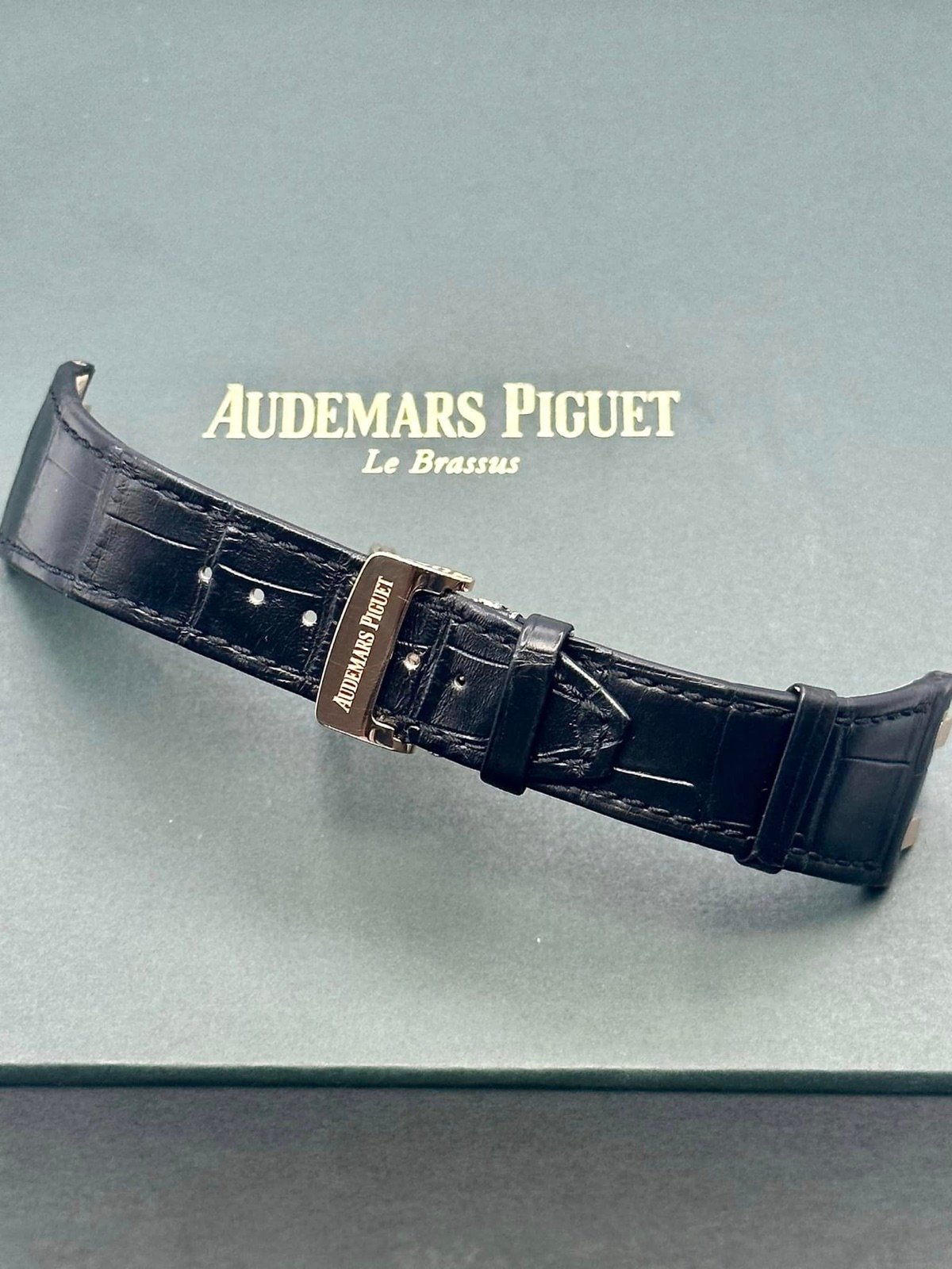 2013 Audemars Piguet Royal Oak 41mm 15400OR Rose Gold Black Dial - Image 12
