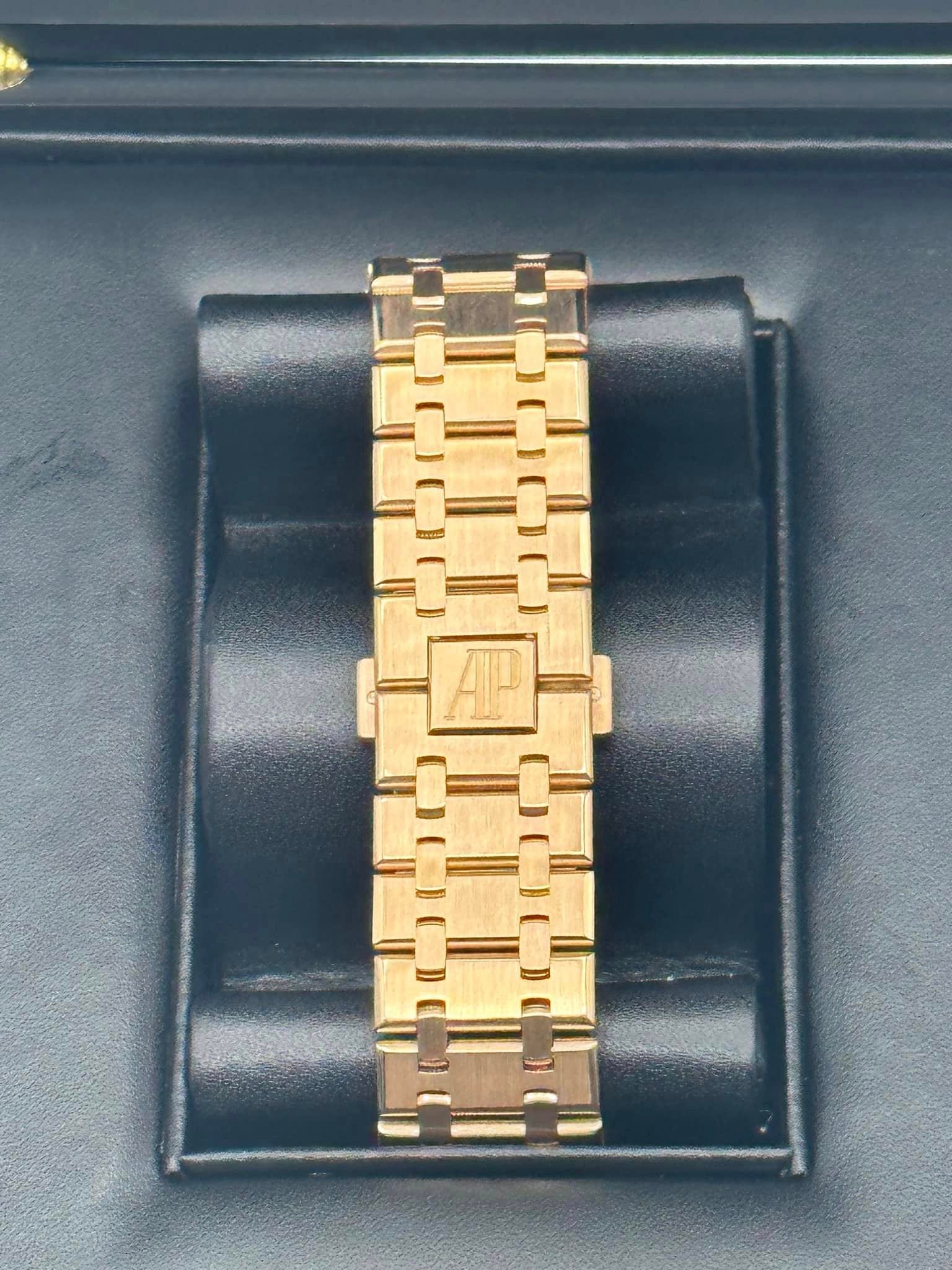 2013 Audemars Piguet Royal Oak 41mm 15400OR Rose Gold Black Dial - Image 2