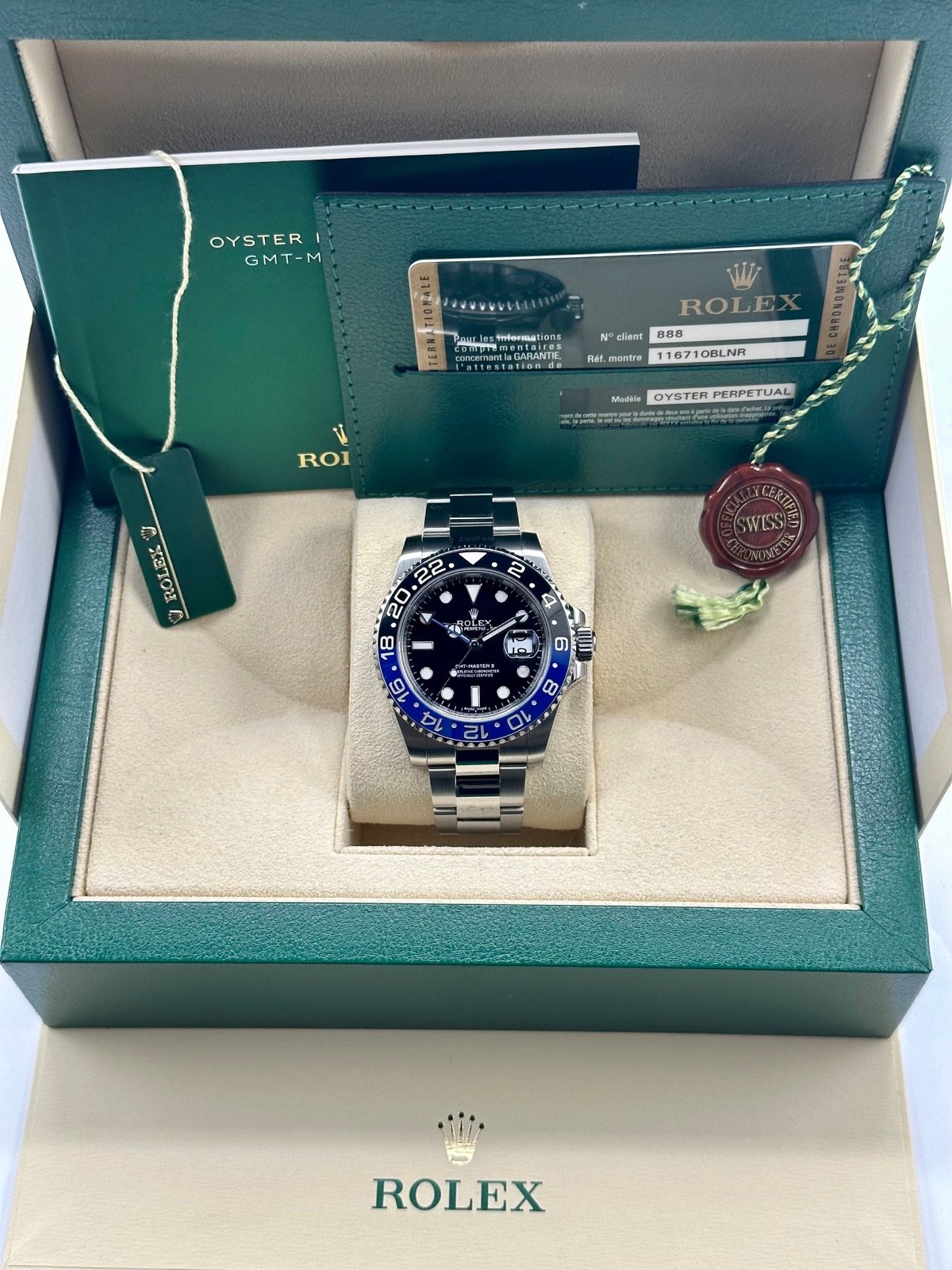 2014 Rolex GMT-Master II “Batman” 40mm 116710BLNR Oyster - Image 12