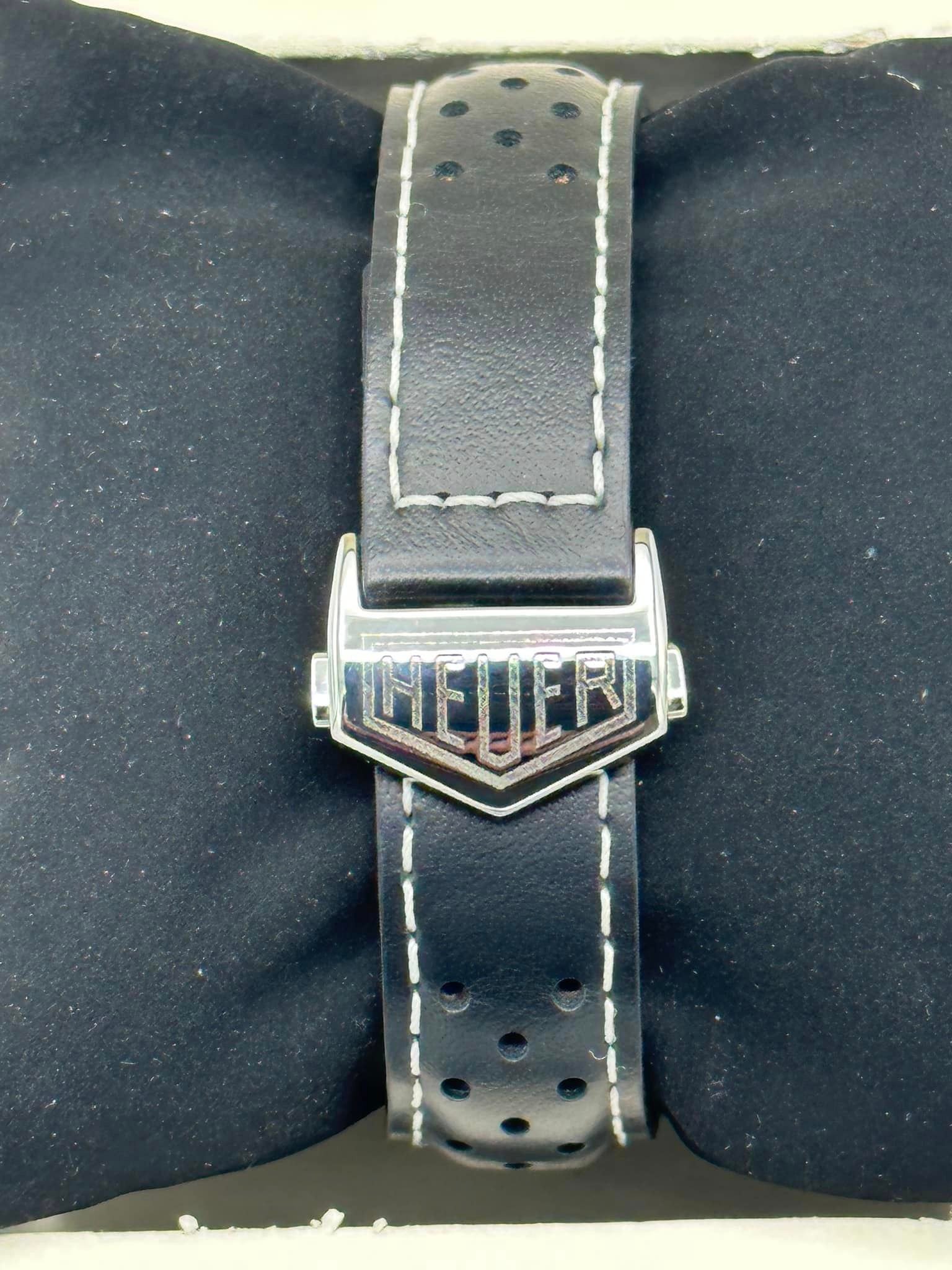Tag Heuer Monza CR2110 Re-Edition Chronograph Black Dial - Image 2