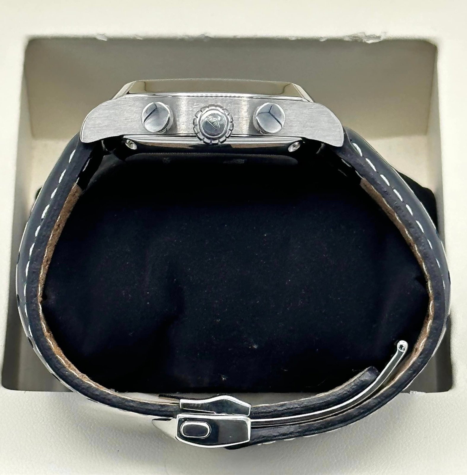 Tag Heuer Monza CR2110 Re-Edition Chronograph Black Dial - Image 9