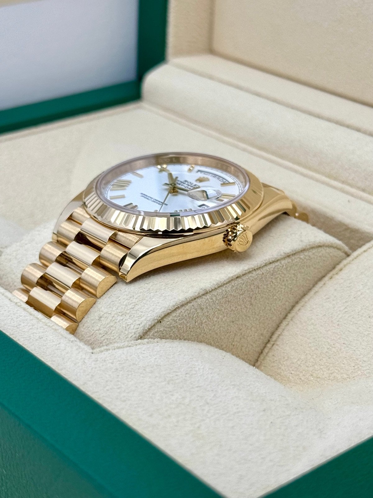 2022 Rolex Day-Date 40mm 228238 Presidential White Dial - Image 5