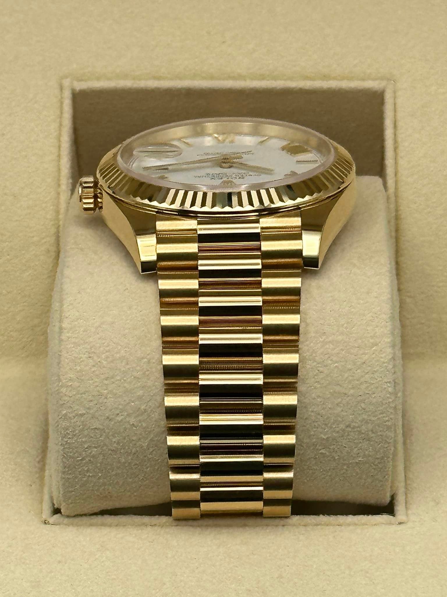 2019 Rolex Day-Date 40mm 228238 Presidential White Dial - Image 4