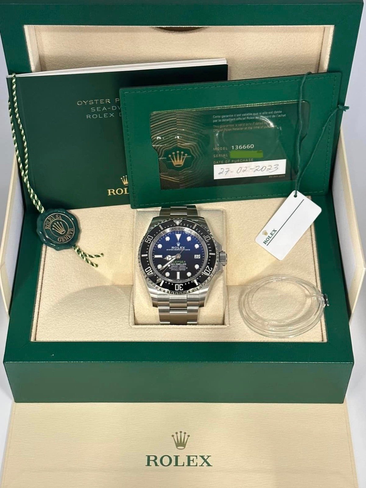 2023 Rolex Deepsea “James Cameron” 44mm 136660 Blue Dial - Image 11