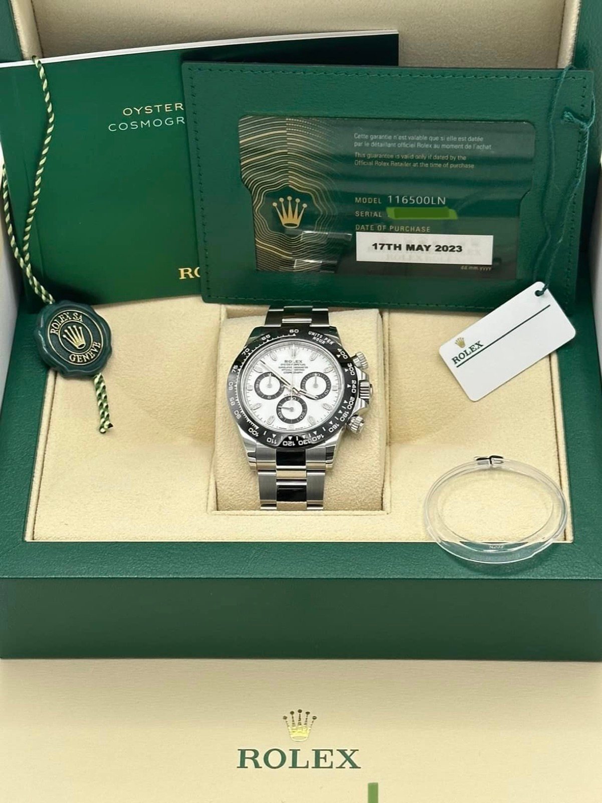 2023 Rolex Daytona 40mm 116500LN Stainless Steel Panda Dial (Unworn) - Image 11