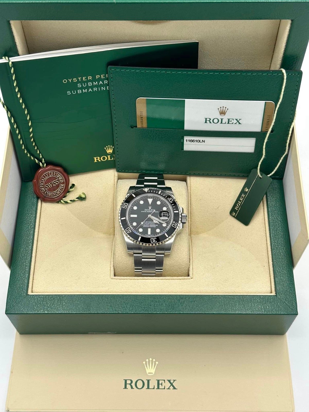 2015 Rolex Submariner 40mm 116610LN Stainless Steel Black Dial - Image 11