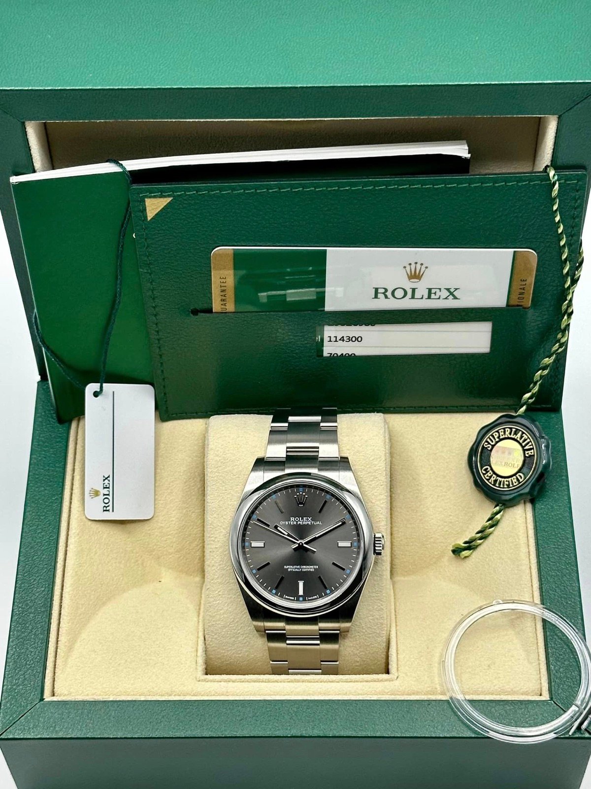 2017 Oyster Perpetual 39mm 114300 Grey Dial - Image 11