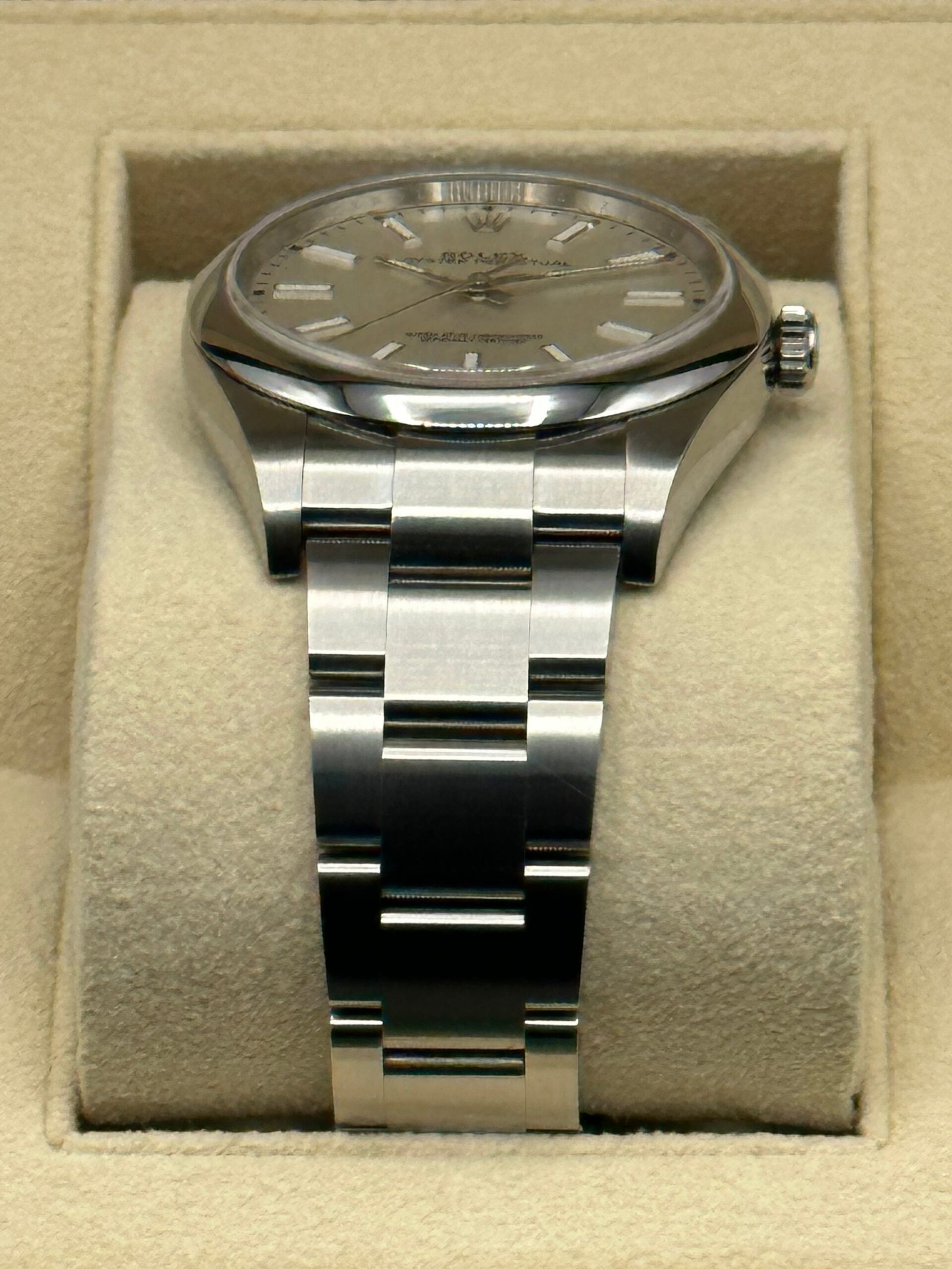 2019 Rolex Oyster Perpetual 39mm 114300 White Dial - Image 3