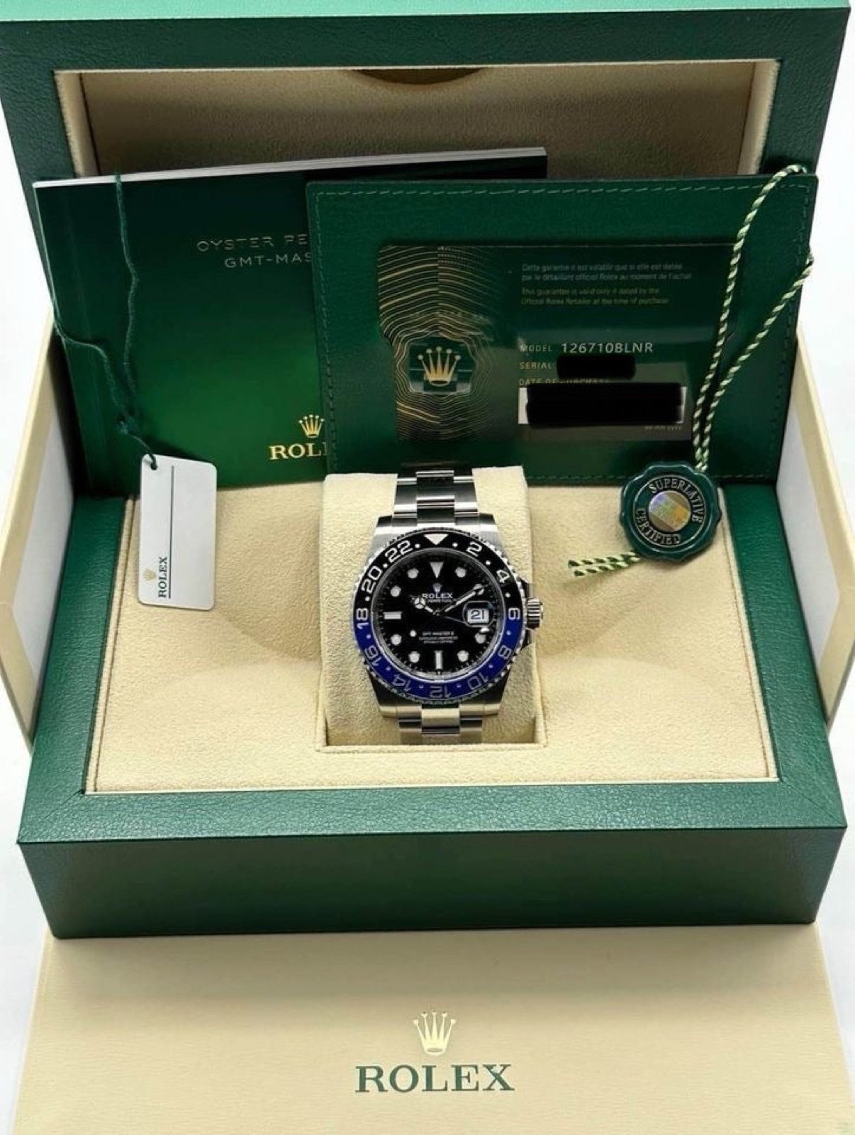 2023 Rolex GMT-Master II “Batman” 40mm 126710BLNR Oyster (Unworn) - Image 11