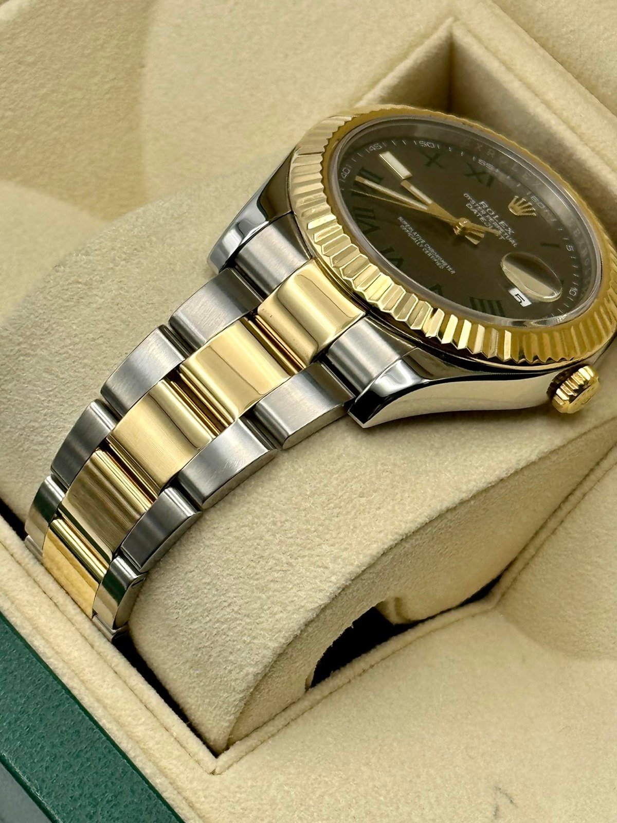 2016 Rolex Datejust 41mm 116333 Two-Tone Oyster Wimbledon Dial - Image 5