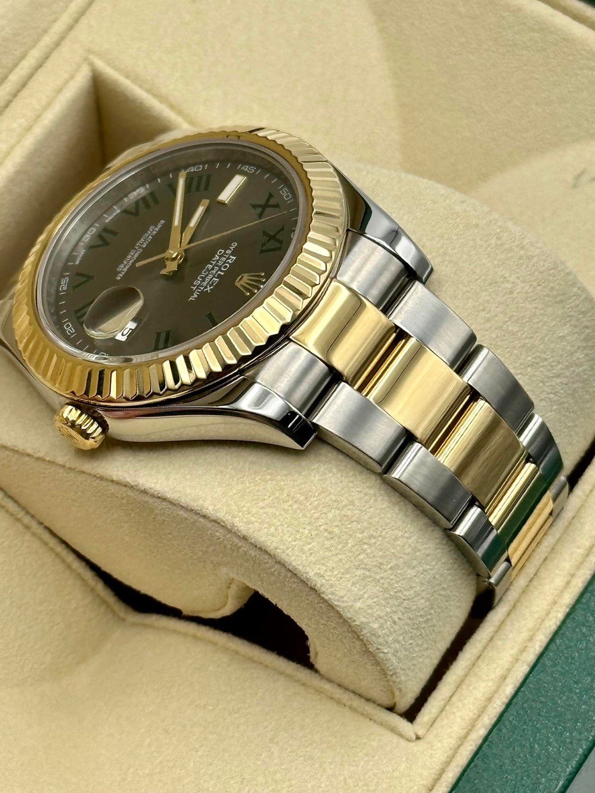 2016 Rolex Datejust 41mm 116333 Two-Tone Oyster Wimbledon Dial - Image 7