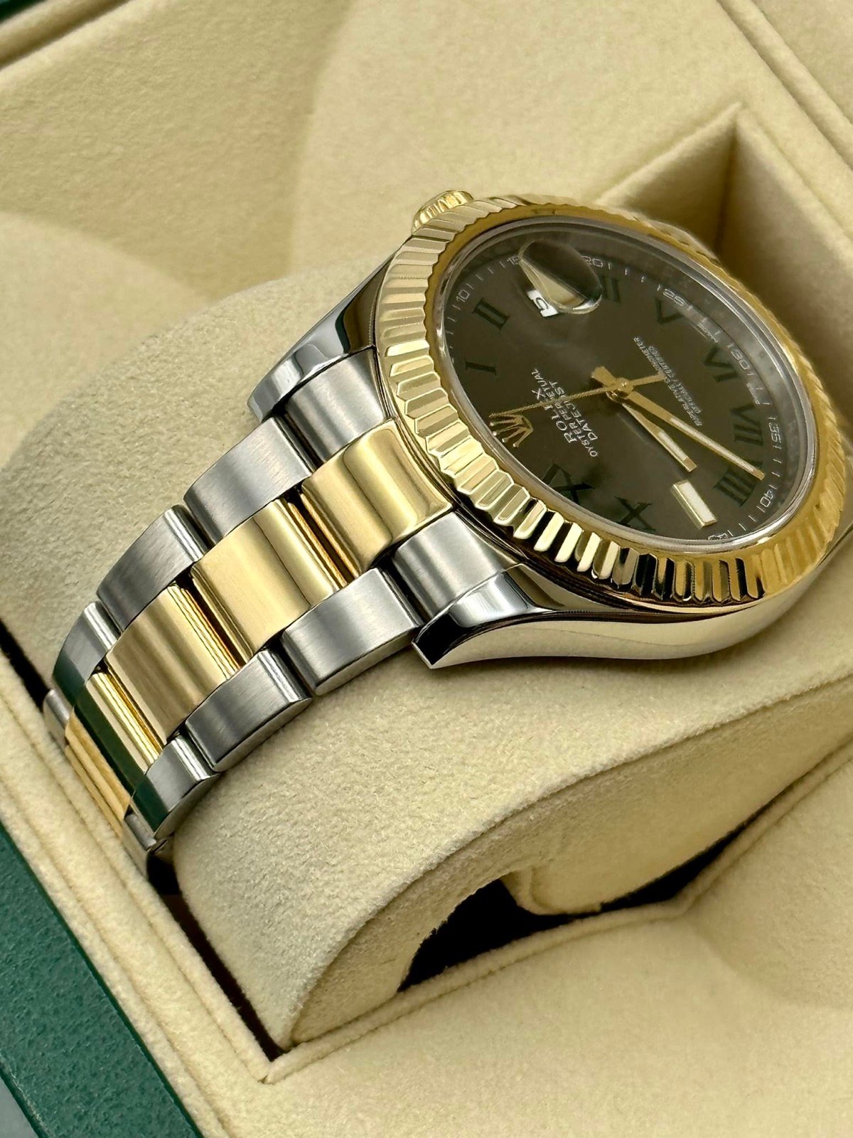 2016 Rolex Datejust 41mm 116333 Two-Tone Oyster Wimbledon Dial - Image 8