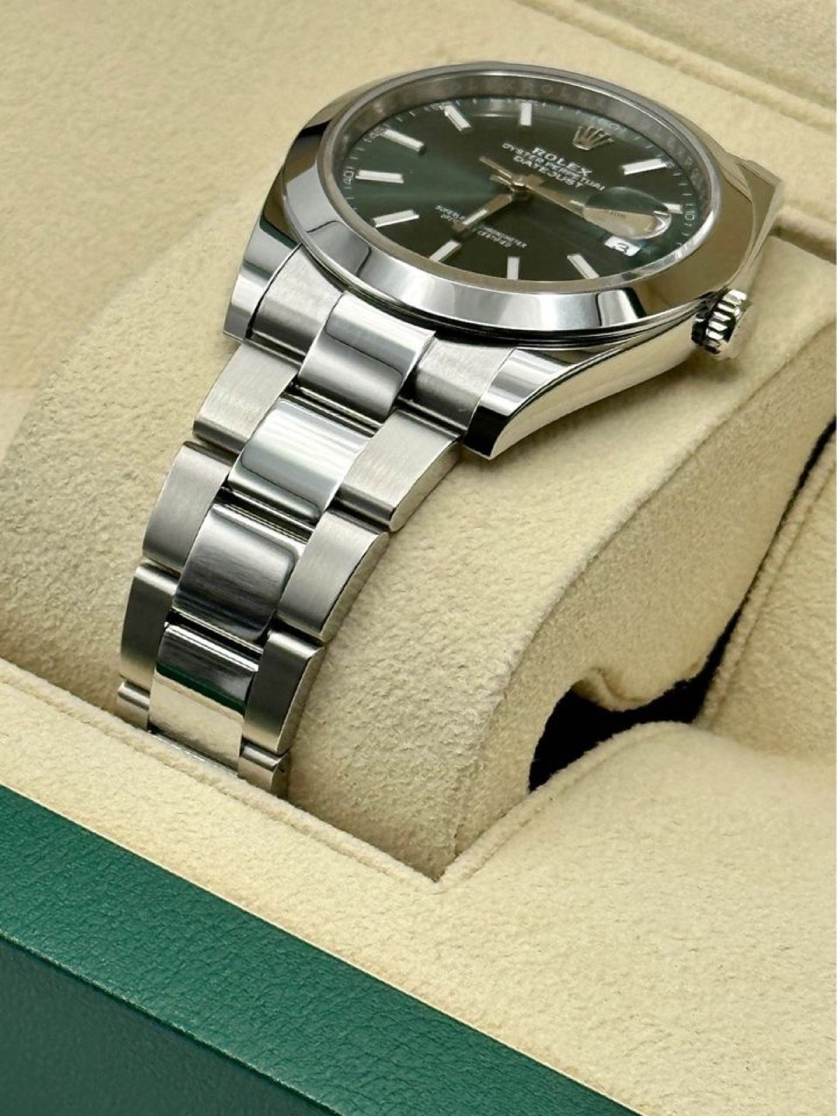 2023 Rolex Datejust 41mm 126300 Oyster Green Dial (Unworn) - Image 6