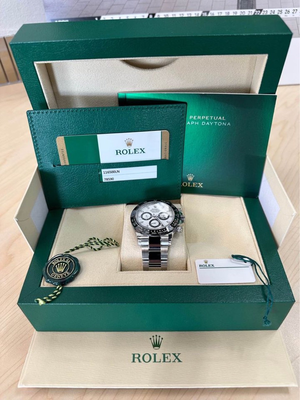 2018 Rolex Daytona 40mm 116500LN Stainless Steel Panda Dial - Image 7