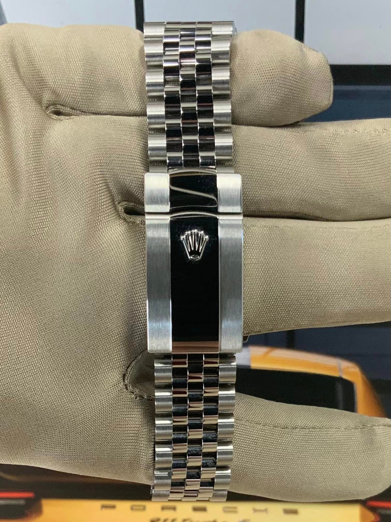 2022 Rolex Datejust 41mm 126300 Jubilee Black Stick Dial (Unworn) - Image 2