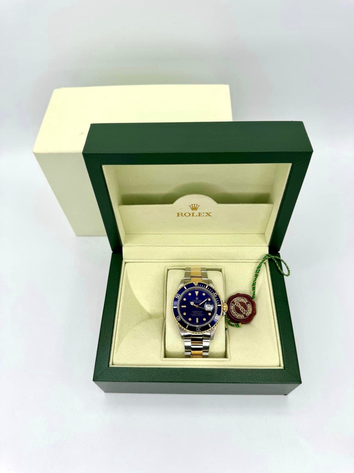 1987 Rolex Submariner 40mm 16803 Two-Tone Blue/Purple Dial - Image 12